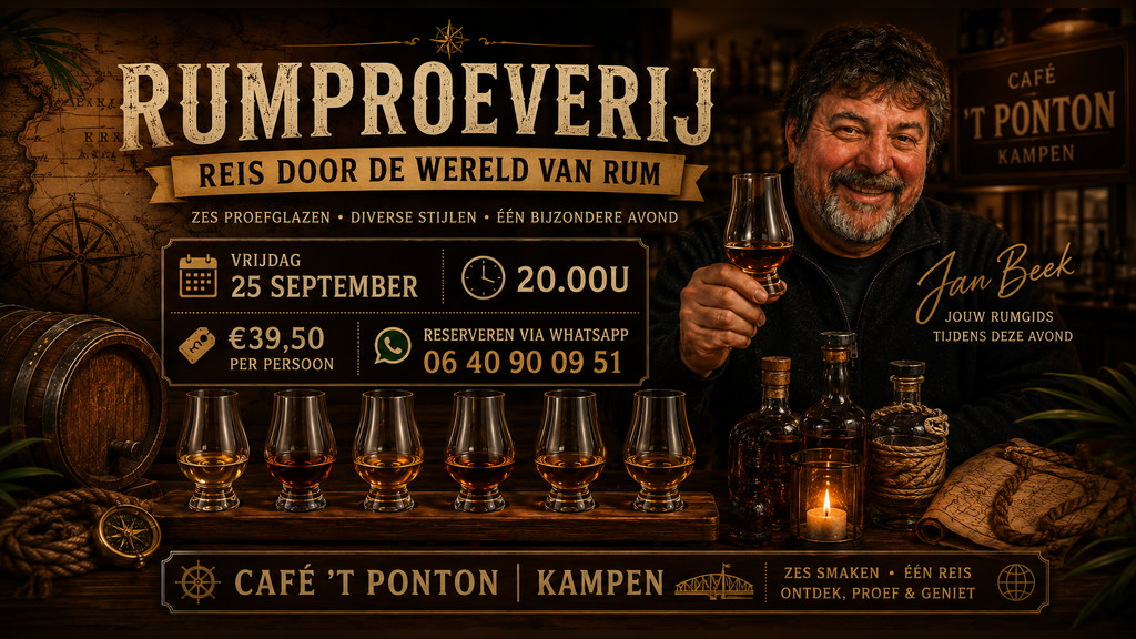 Rumproeverij met Jan Beek in Overijssel