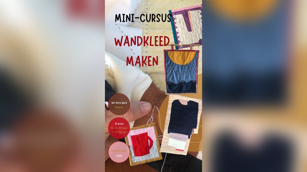 Mini-cursus wandkleed in Overijssel