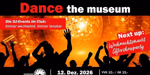 Dance the museum – Weihnachtsmarkt Aftershowparty — museum-expo in Overijssel