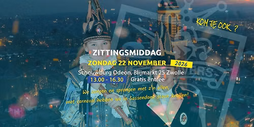 Zittingsmiddag Eipiepers 2026 — theater in Overijssel