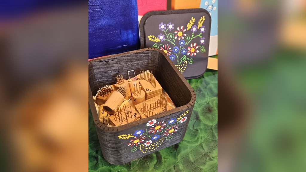 Folkloreworkshop: Staphorster stipwerk in Hardenberg