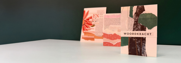 Schrijf en collage-workshop Woordkracht — museum-expo in Overijssel
