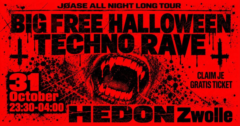 Jøase All Night Long – Halloween Edition in Zwolle