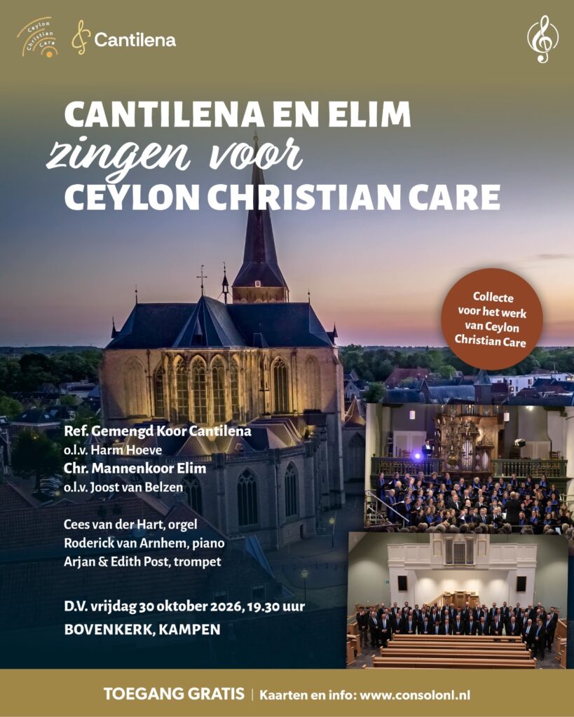 Koorconcert Ref. Gemengd Koor Cantilena en Mannenkoor Elim in Kampen